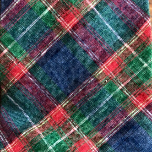 Foxtrot America 100% Cotton Plaid Tie - Picture 2 of 6
